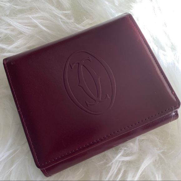 🌴Must de Cartier Burgundy Wallet